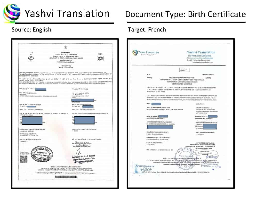 Certified Translation ServiceLanguage Translation[Govt.Registered]