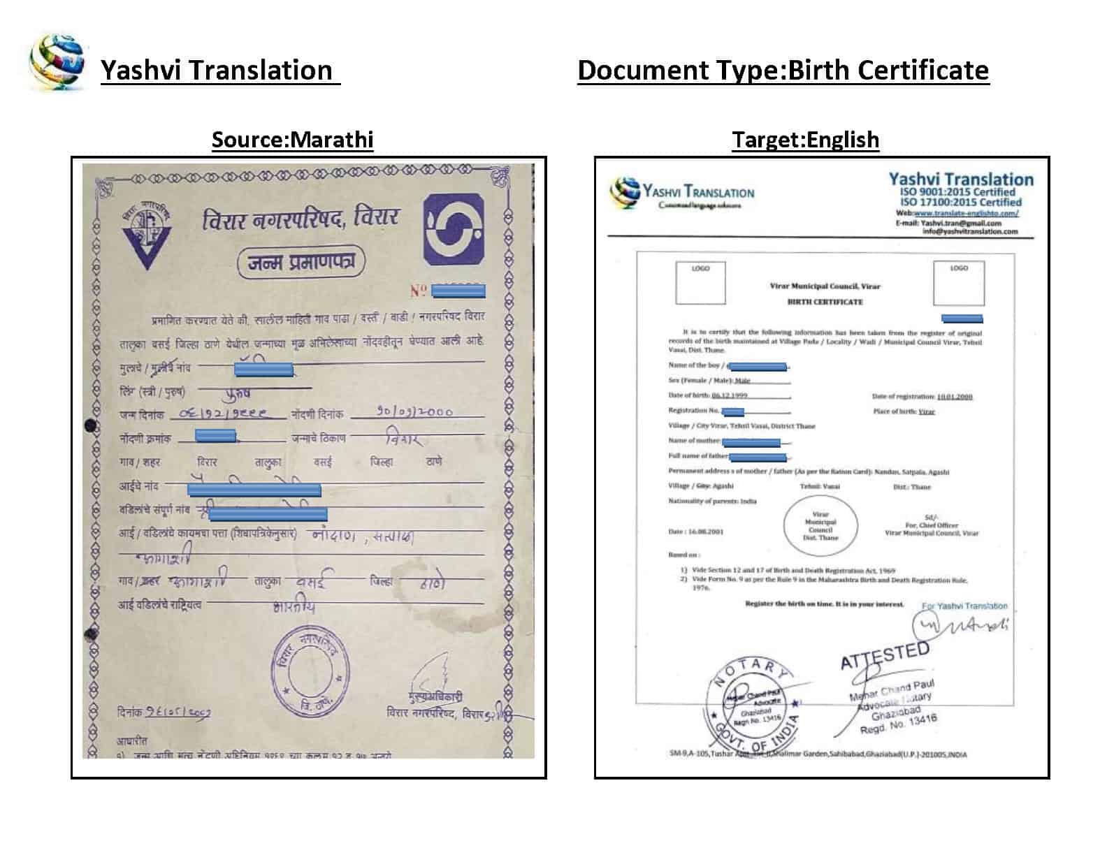 apostille document in india
