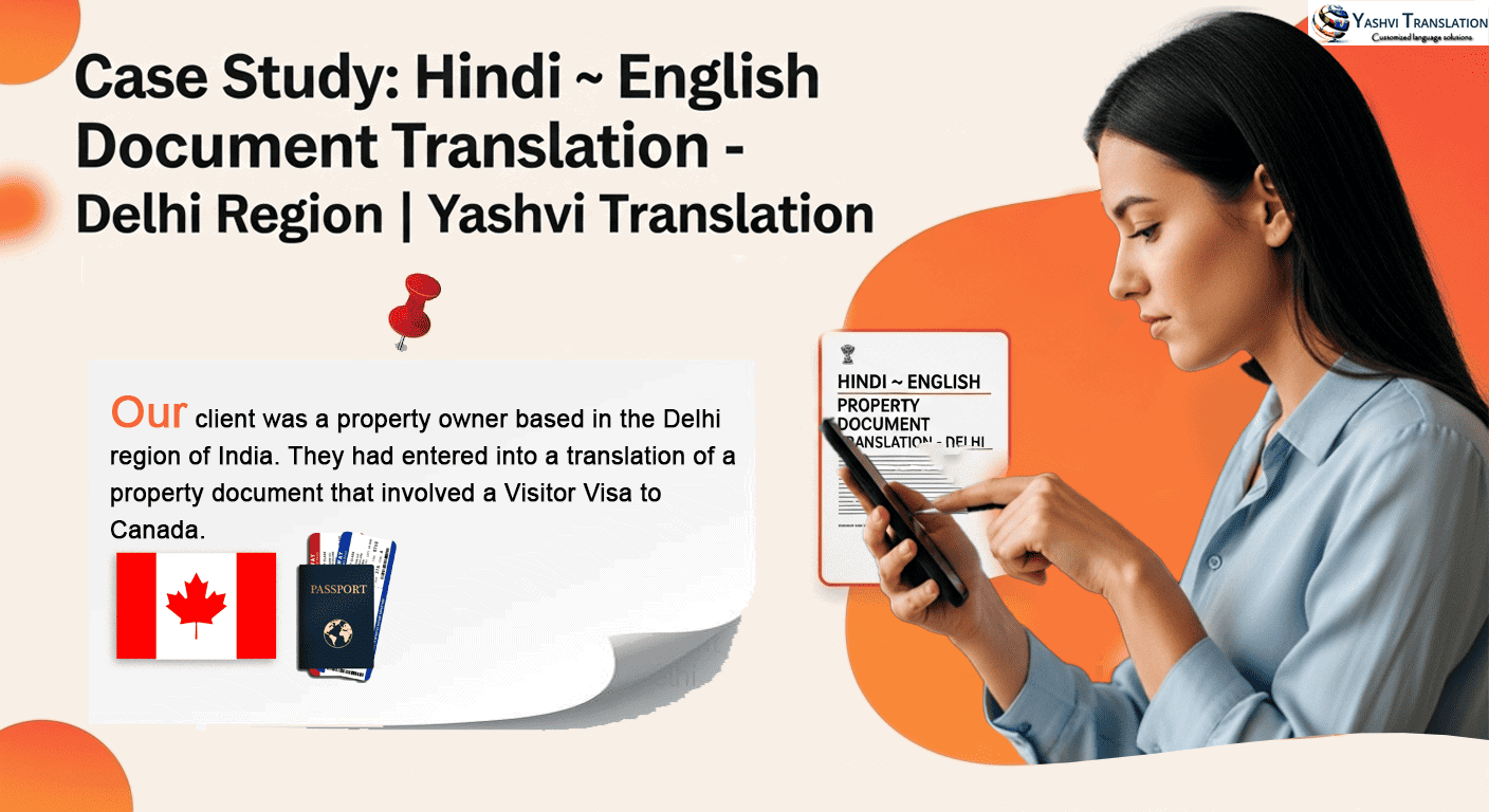 Case Study Hindi English Property Document Translation Delhi