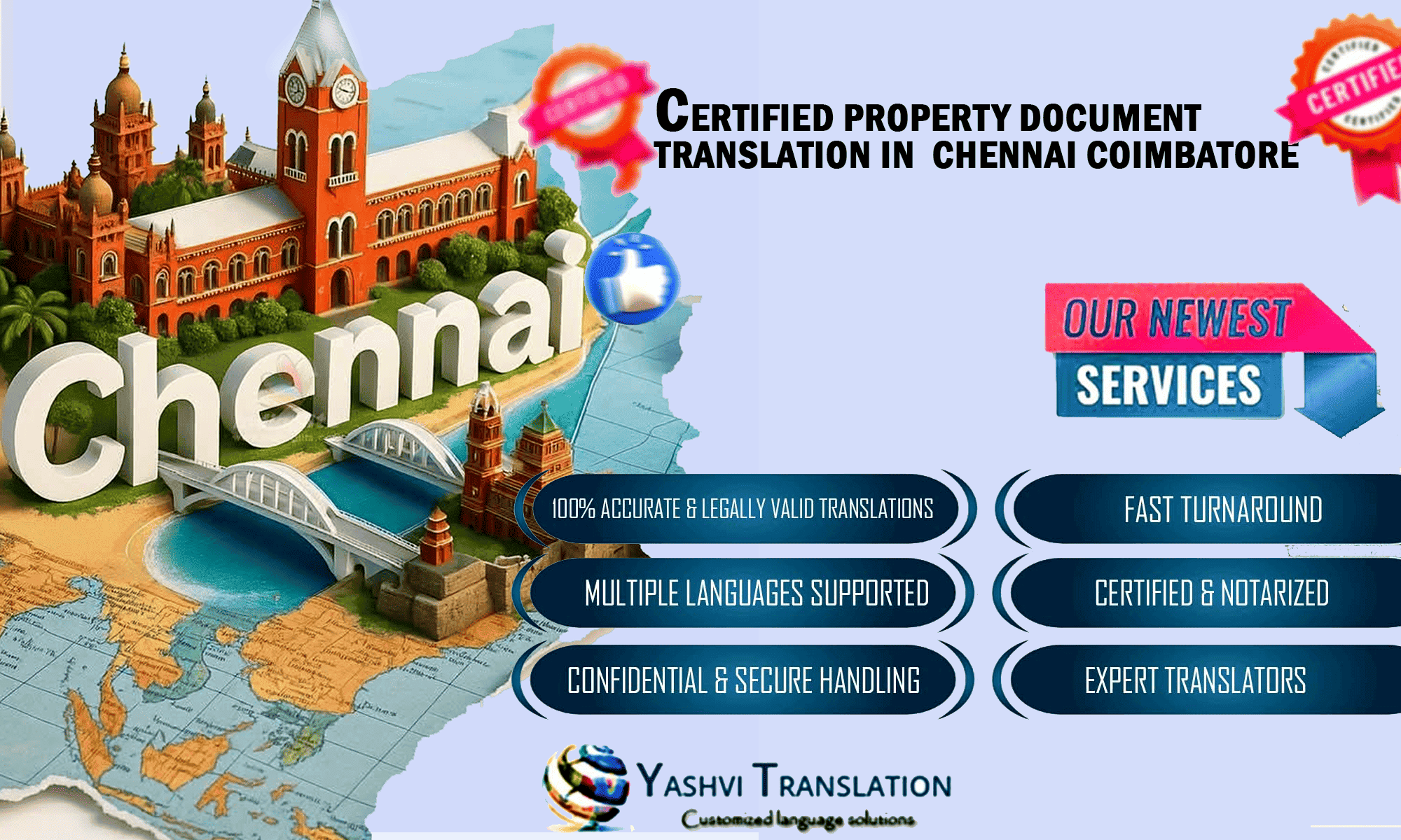 Certified Property Document Translation in Chennai Coimbatore