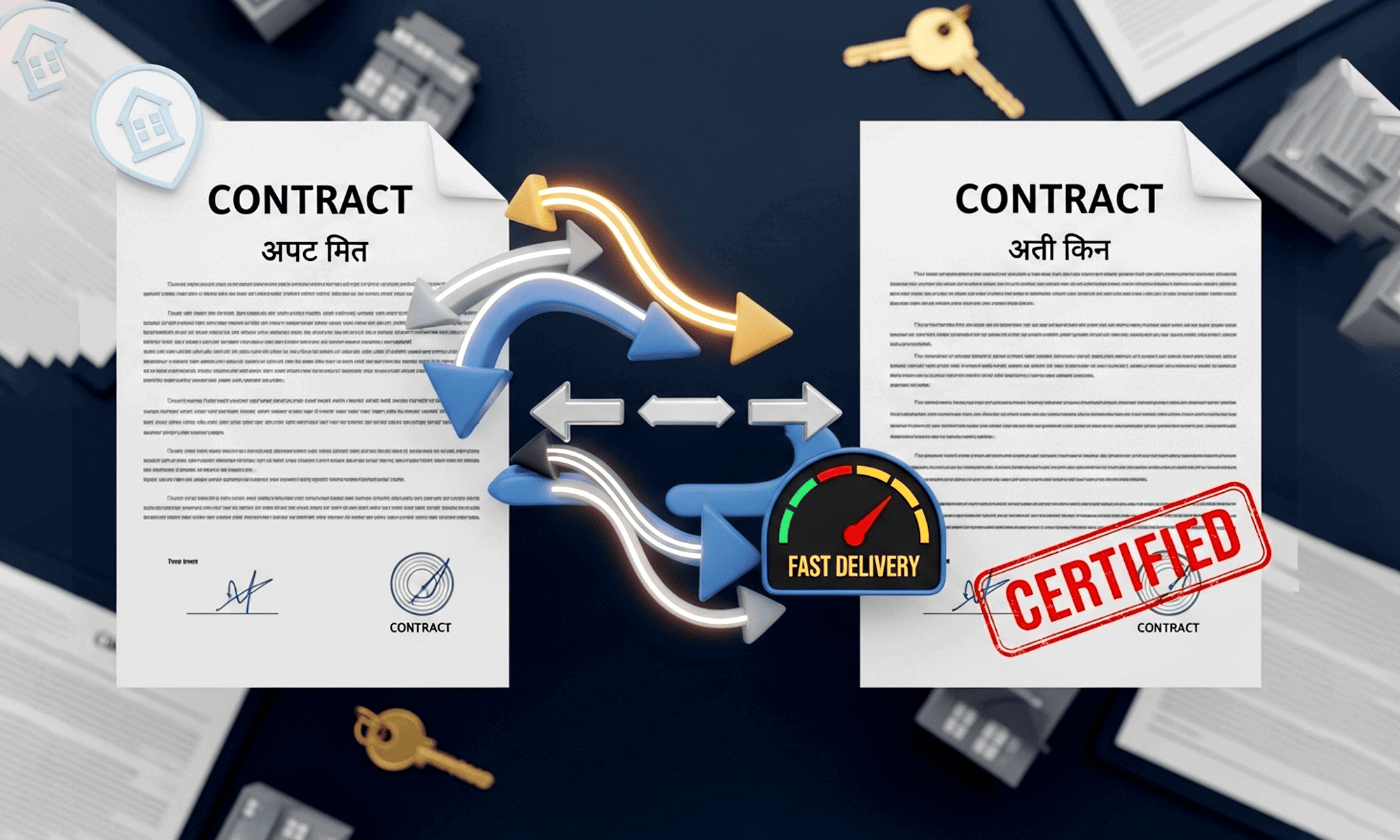 Contract Real Estate Agreement Translation