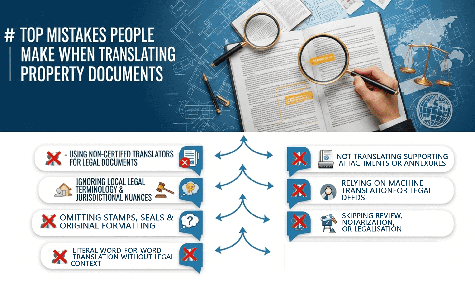 Top Mistakes People Make When Translating Property Documents