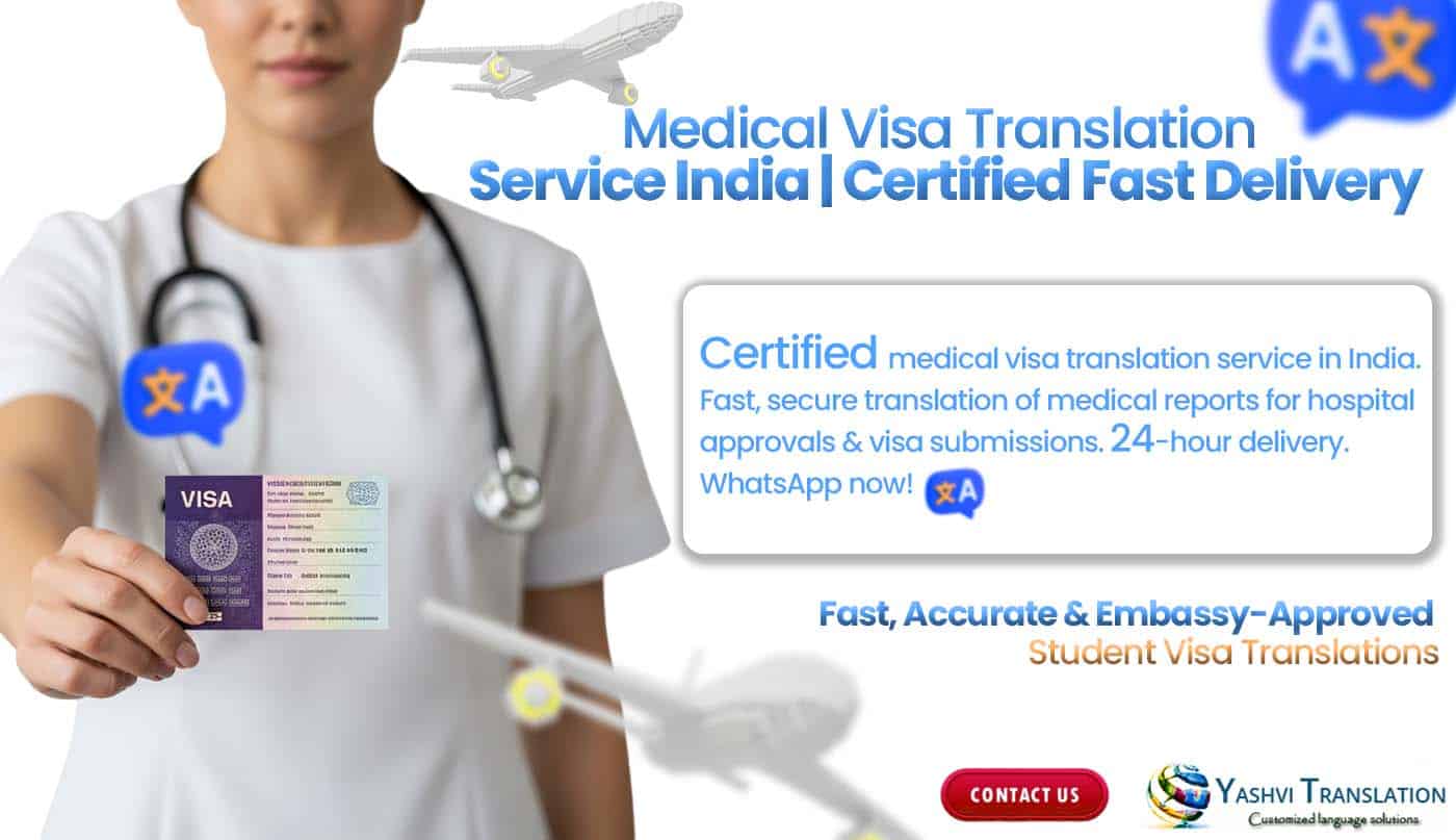 Medical Visa Translation Service India