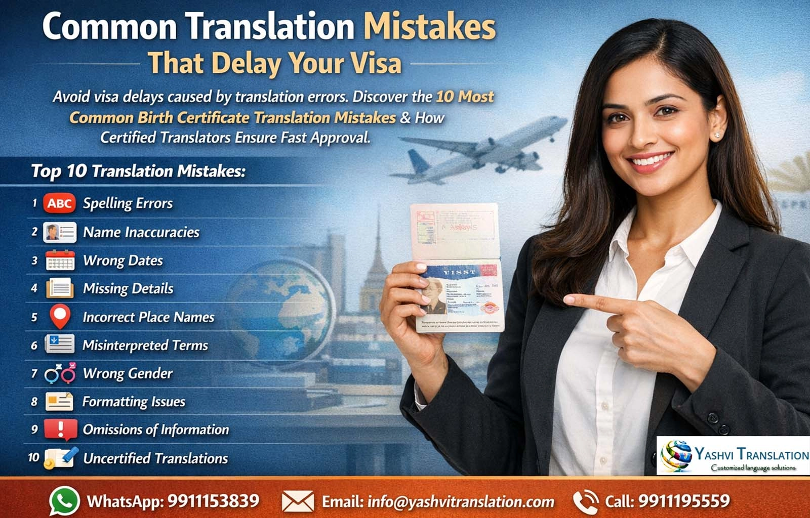 Common Translation Mistakes That Delay Your Visa