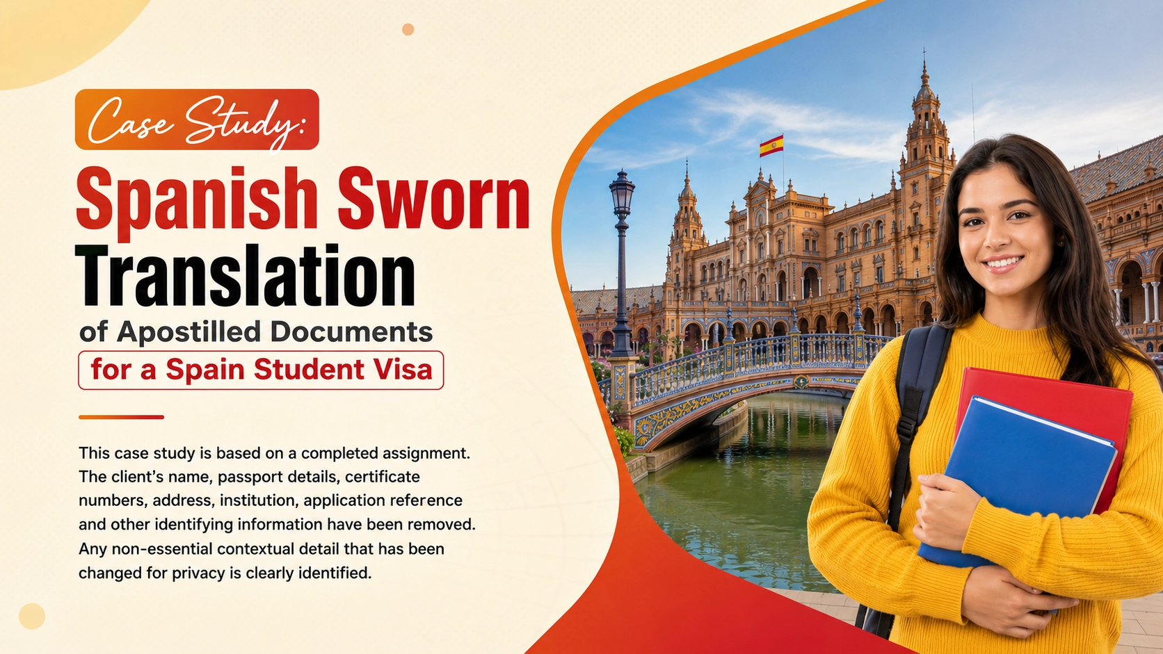 Case Study Spanish Sworn Translation Spain Student Visa
