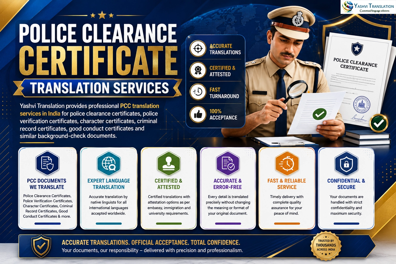 Police Clearance Certificate Translation